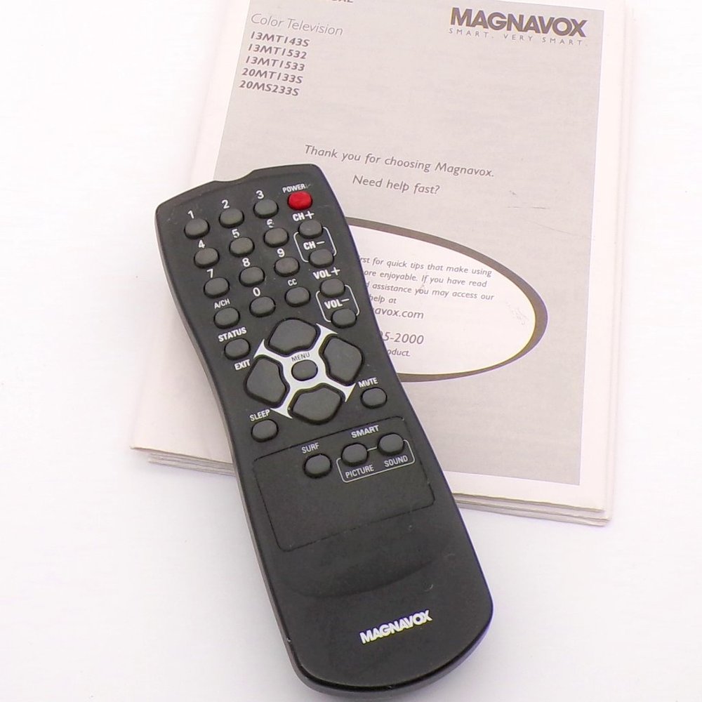 Magnavox TV Remote Control and Manual